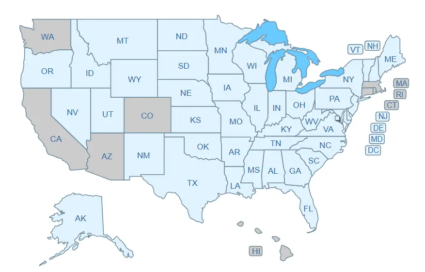 usa map